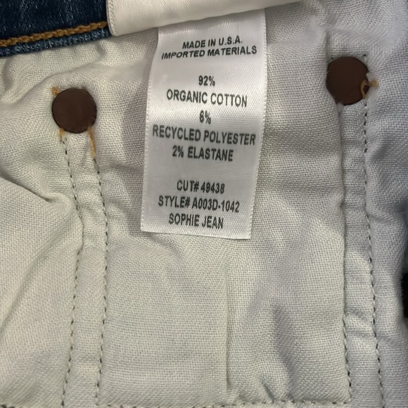 Agolde Amour Vert Sophie Jeans Size 29 - Picture 9 of 10